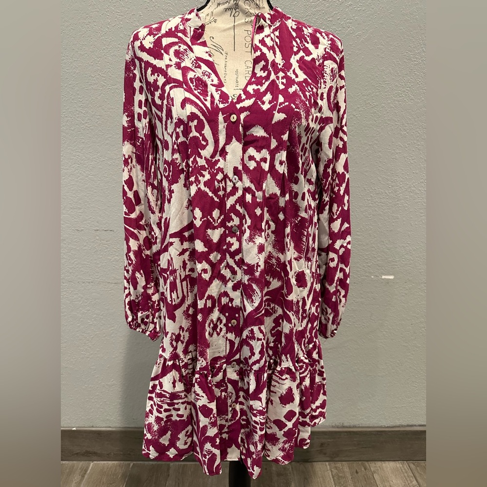 New with tags PRINTED MINI DRESS from Zara size XS 
Y2K style , bohemian, casual - Picture 5 of 7